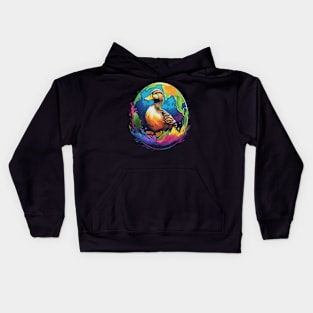 Duck Earth Day Kids Hoodie